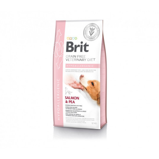 Pašaras šunims Brit GF Veterinary Diets Dog Hypoallergenic šunims 12 kg