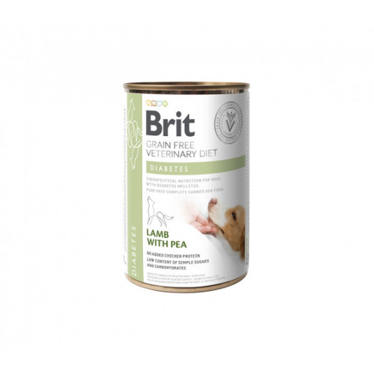  Brit GF Veterinary Diets kons. šunims Diabetes 400 g 