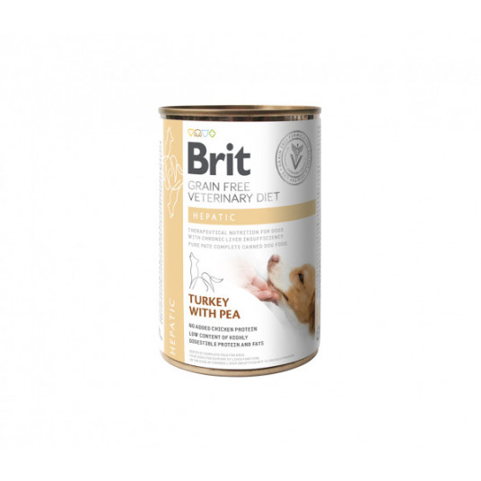  Brit GF Veterinary Diets kons. šunims Hepatic 400 g 