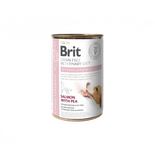  Brit GF Veterinary Diets kons. šunims Hypoallergenic 400 g 