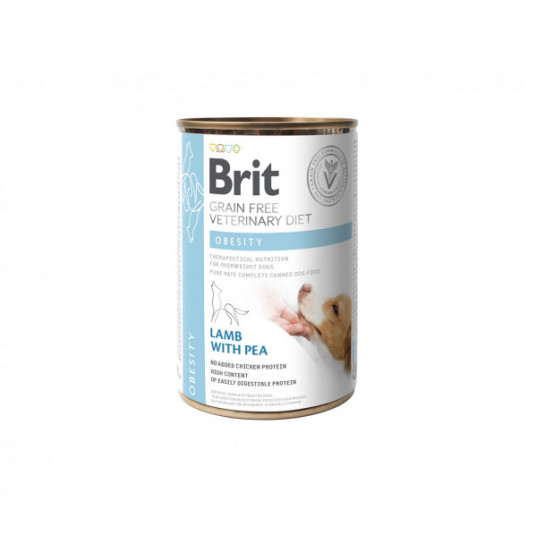  Brit GF Veterinary Diets kons. šunims Obesity 400 g 