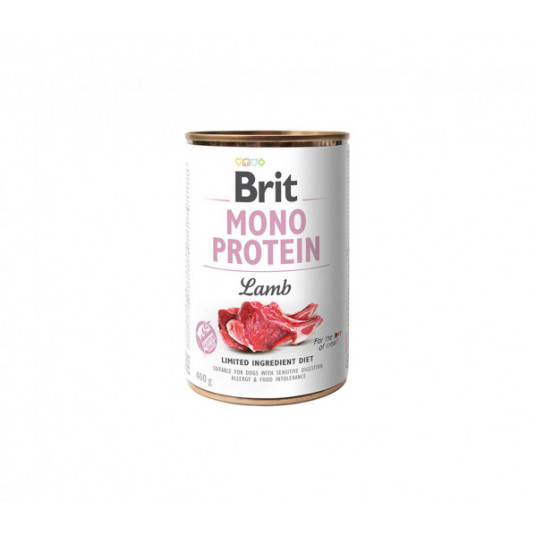 Brit Care kons. šunims Mono Protein Lamb 400 g