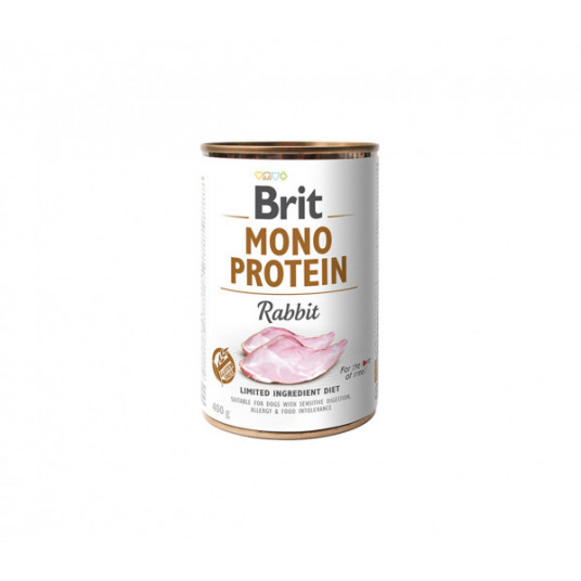  Brit Care kons. šunims Mono Protein Rabbit 400 g 