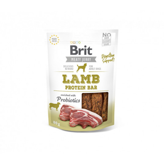 Skanėstas šunims Brit Jerky Lamb Protein Bar skanėstas 80 g