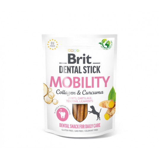  Brit Dental Stick skanėstas Mobility Curcuma&Collagen 7 vnt. 251 g 