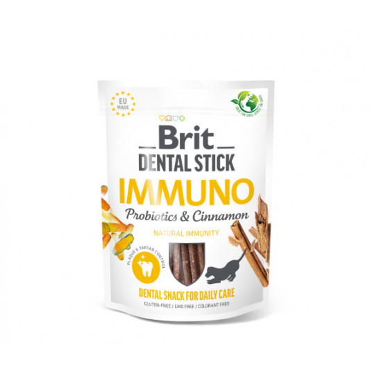  Brit Dental Stick skanėstas Immuno Probiotics&Cinnamon 7 vnt. 251 g 