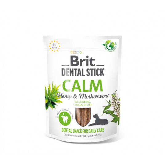  Brit Dental Stick skanėstas Calm Hemp&Motherwort 7 vnt. 251 g 