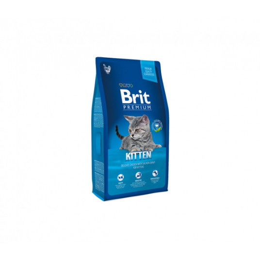  Pašaras katėms Brit Premium Cat Kitten katėms 0,3kg 