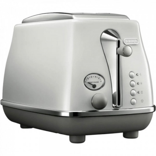  DELONGHI CTOC2103.W Icona Capitals Toaster, White 