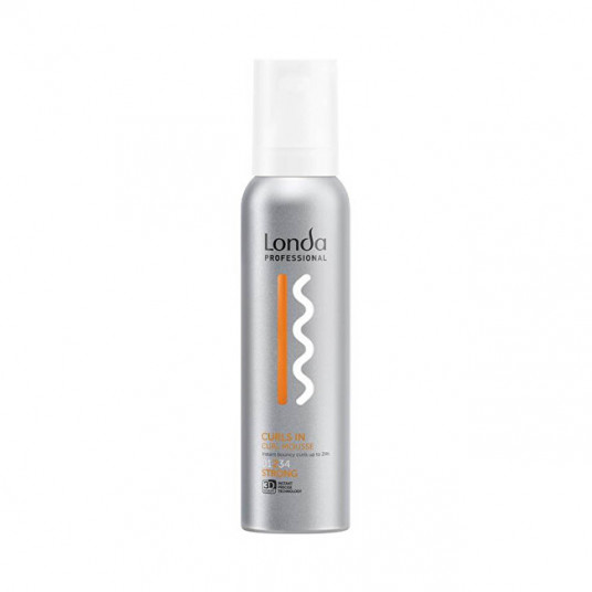  Londa Professional - Curl s In ( Curl Mousse) 150 ml foam hardener for curly and wavy hair 