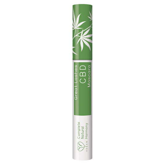  Dermacol - Nourishing and lengthening mascara with CBD (Great Lashes Mascara) 9 ml - Black 