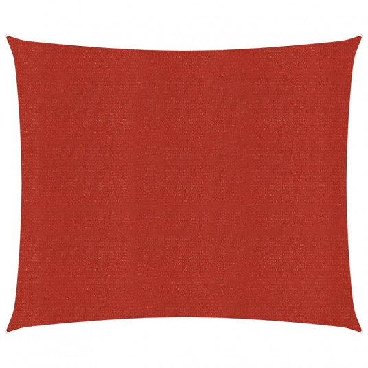  Uždanga nuo saulės, raudonos spalvos, 2,5x3m, HDPE, 160g/m² 