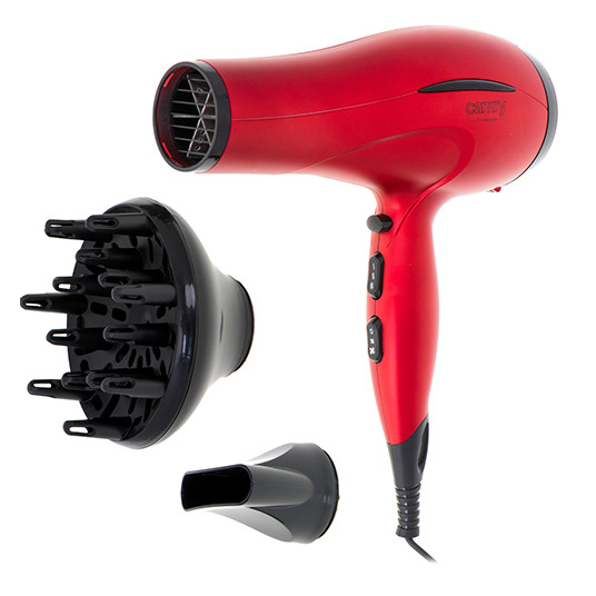  Camry Hair Dryer CR 2253	 2400 W, Number of temperature settings 3, Diffuser nozzle, Red 