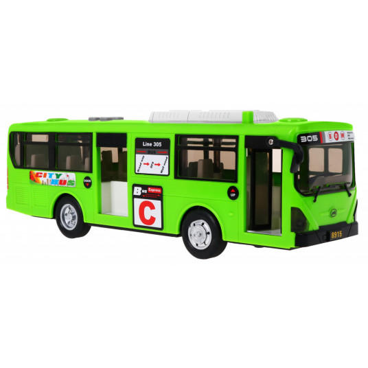 Interaktyvus mokyklinis autobusiukas, žalias
