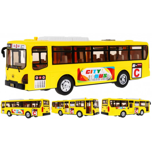 Interaktyvus mokyklinis autobusiukas, geltonas