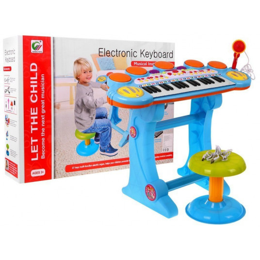 Muzikos rinkinys, mėlynas