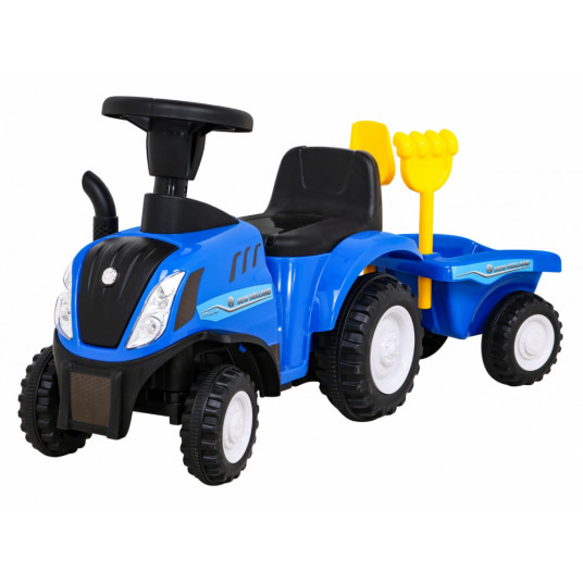  Traktorius su priekaba ir priedais New Holland T7 
