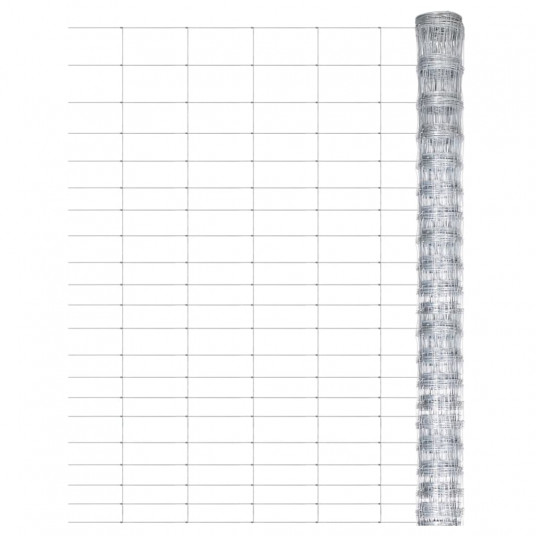 Sodo tvora, sidabrinės spalvos, 50x1,25m, galvanizuotas plienas
