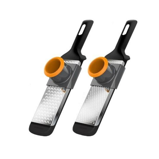  Fiskars FF rinkinys: smulki trintuvė + stambi trintuvė 1014413 