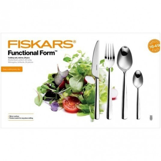 Serviravimo įrankių rinkinys (blizgus) Fiskars 24 vnt. 1002949