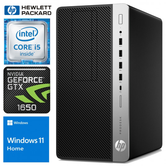  HP 600 G4 MT i5-8500 8GB 256SSD M.2 NVME+1TB GTX1650 4GB WIN11Home 