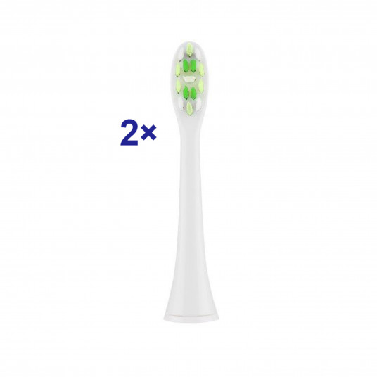  ETA SONETIC  Toothbrush replacement  ETA070790400 For adults, Heads, Number of brush heads included 2, White 