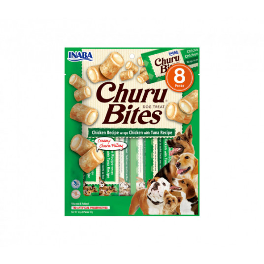 Churu Dog skanėstas Bites Chicken Tuna 96 g