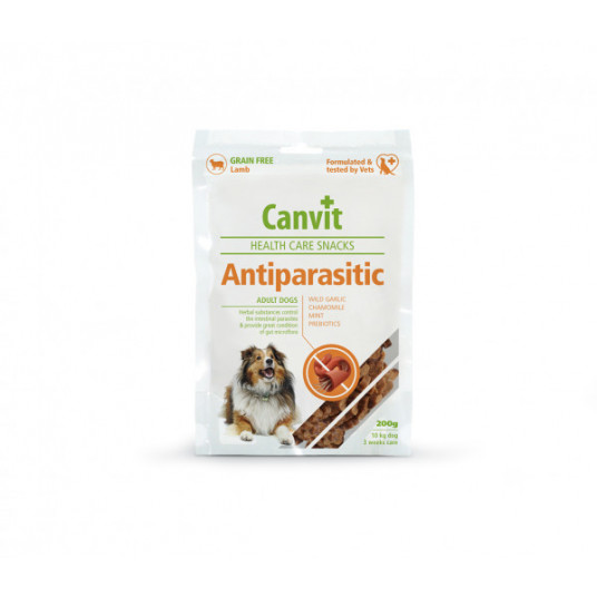  Skanėstas šunims Canvit skanėstas Anti-Parasites 200 g 