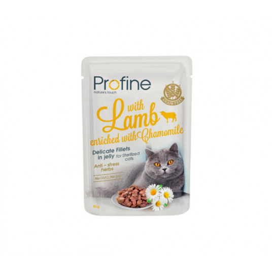  Profine konservai katėms Jelly with Lamb 85 g 