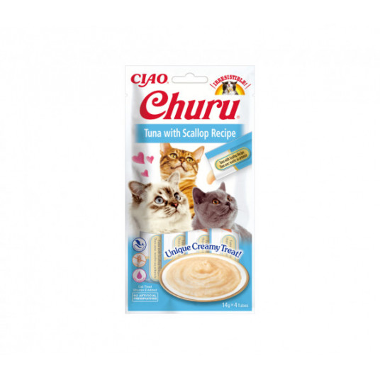  Skanėstas katėms Churu Cat skanėstas Tuna Scallop 56 g 