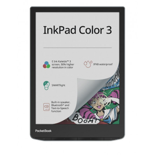  E-Reader|POCKETBOOK|InkPad Color 3|7.8"|1872x1404|1xUSB-C|Wireless LAN|Bluetooth|PB743K3-1-WW 