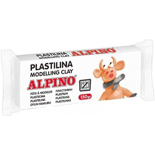  Plastilinas ALPINO 150g white 