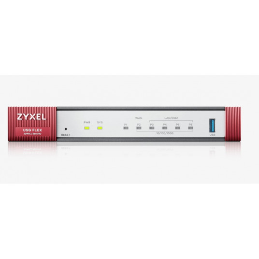  Zyxel USG Flex 100 techninės įrangos užkarda 900 Mbit/ai 