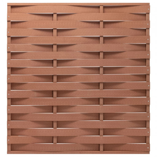 Tvoros segmentas, rudos spalvos, 170x180cm, WPC