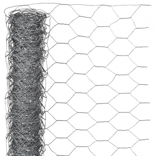 Nature Vielinis tinklas, 1x10m, galvanizuotas plienas, 25mm