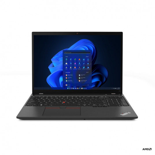  Lenovo ThinkPad T16 Knyginis kompiuteris 40,6 cm (16") WUXGA AMD Ryzen™ 7 PRO 6850U 16 GB LPDDR5-SDRAM 512 GB SSD Wi-Fi 6E (802.11ax) Windows 11 Pro Juoda 