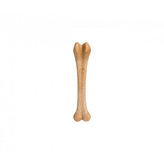Žaislas kaulas guminis su bambuko pluoštu 14,5cm