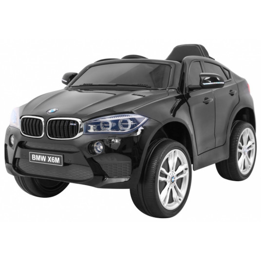 Elektromobilis BMW X6M, juodas