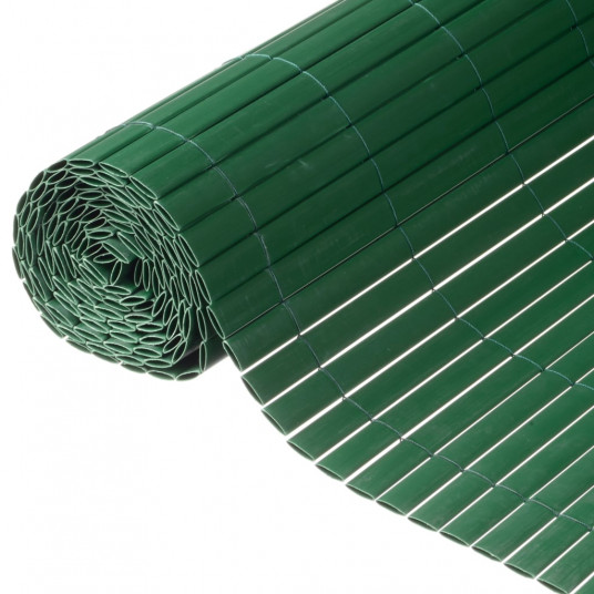  Nature Dvipusė sodo pertvara, žalios spalvos, 1,5x3m, PVC 