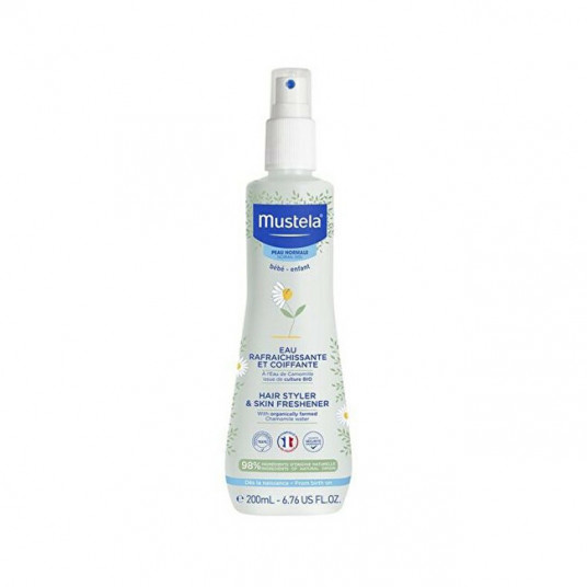  Mustela - Refreshing water for hair and body ( Hair Style r & Skin Refreshener) 200 ml 