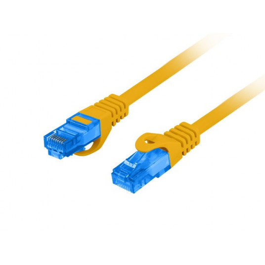  PATCHCORD KAT.6A S/FTP LSZH CCA 20M POMARAŃCZOWY FLUKE PASSED LANBERG 