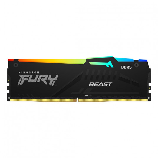  Kingston Technology FURY Beast RGB atminties modulis 8 GB 1 x 8 GB DDR5 6000 MHz 