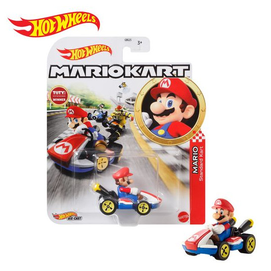  Hot Wheels Mario Kart automodeliukas Mario 
