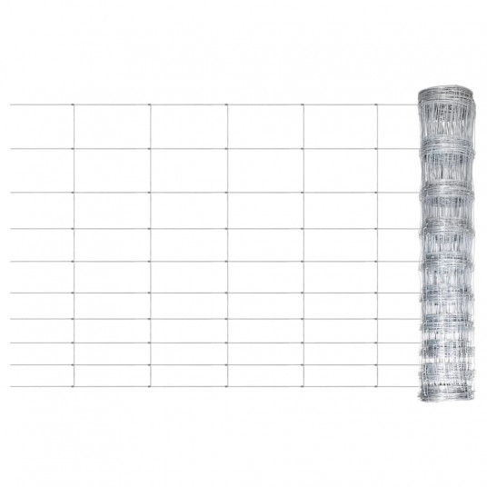 Sodo tvora, sidabrinė, 50x1,2m, galvanizuotas plienas