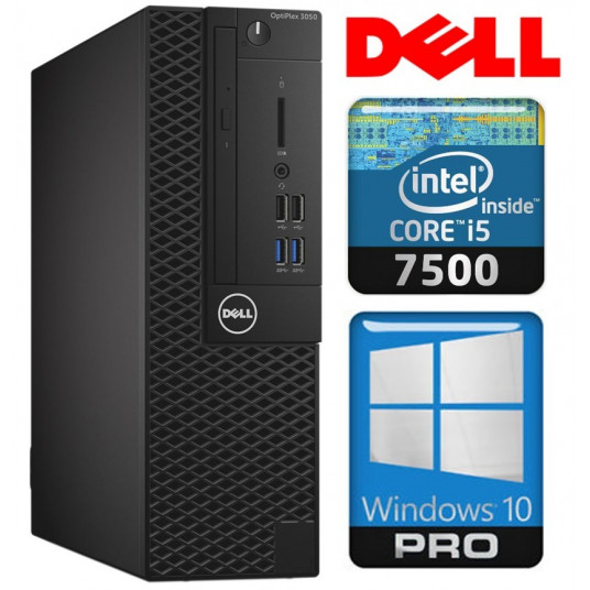  DELL 3050 SFF i5-7500 8GB 512SSD M.2 NVME+2TB WIN10Pro 