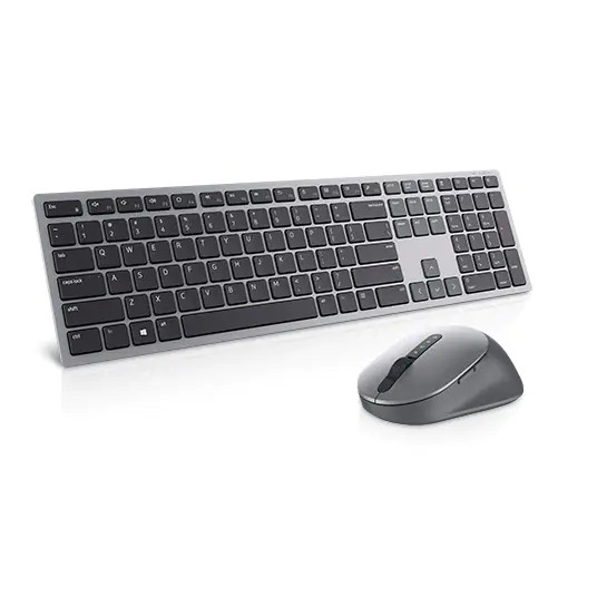  Dell Premier Multi-Device Keyboard and Mouse   KM7321W Keyboard and Mouse Set, Wireless, Batteries included, US/LT, Titan grey 