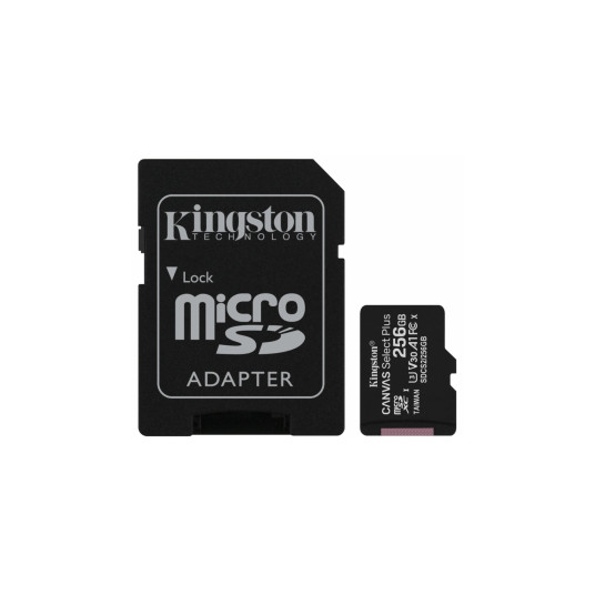 Kingston Canvas Select Plus 256GB MicroSDXC Memory Card