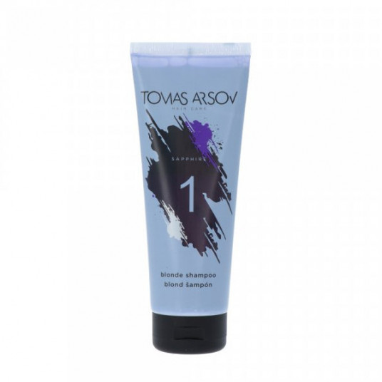  Tomas Arsov - Shampoo for blonde, bleached and highlighted hair Sapphire ( Blonde Shampoo) 250 ml 