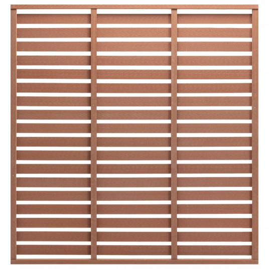 Tvoros segmentas, rudos spalvos, 180x180cm, WPC