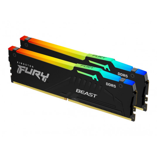 Kingston Fury Beast 32GB DDR5-6000, CL40, 288-Pin, DIMM Kit Kingston 
